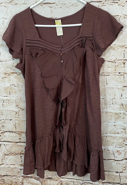 NEW Anthropologie women large structure sway top alice cullen twilight deletta