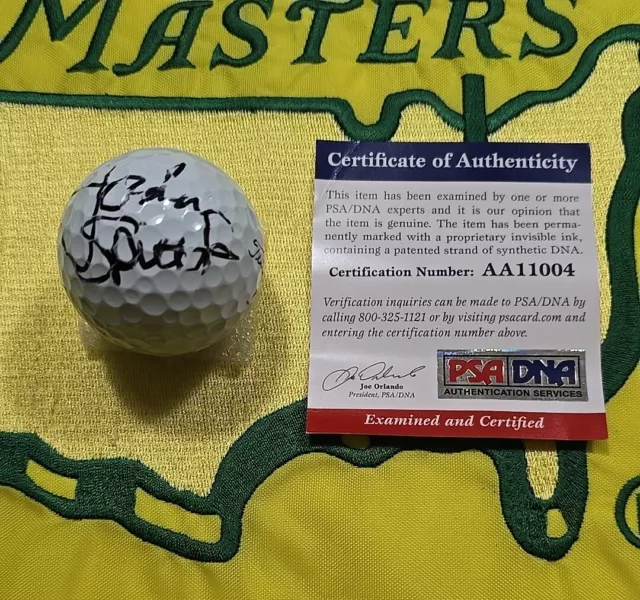 Jordan Spieth Signed Autographed Titleist ProV1 ball PSA 2015 Masters Champion