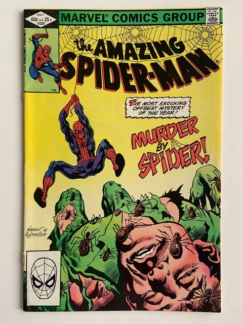 Marvel Comics The Amazing Spider-Man #228 Murder By Spider May 1982 Leonardi