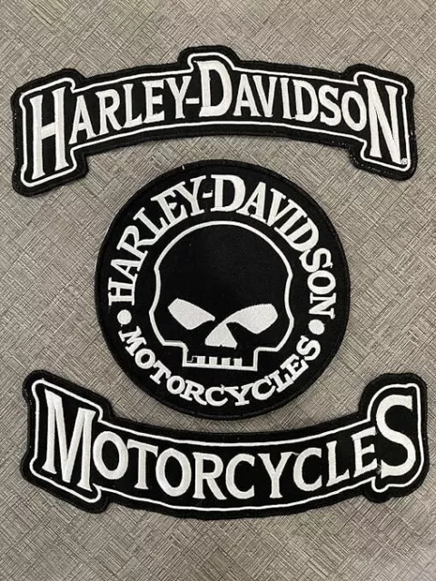 Harley Rockers Embroidered Large Back Patch Iron On for Jacket/Vest