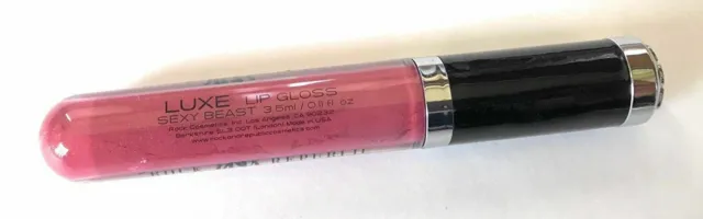 Rock & Republic Lip Gloss 0.11 Oz NWOB Shade Sexy Beast deep rose