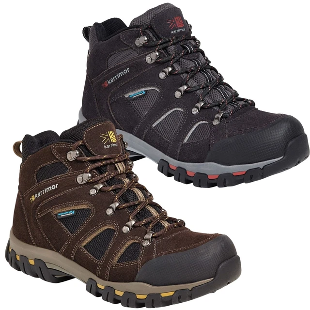 KARRIMOR MENS BODMIN Mid 4 Weathertite Suede Walking Boots £57.00 ...