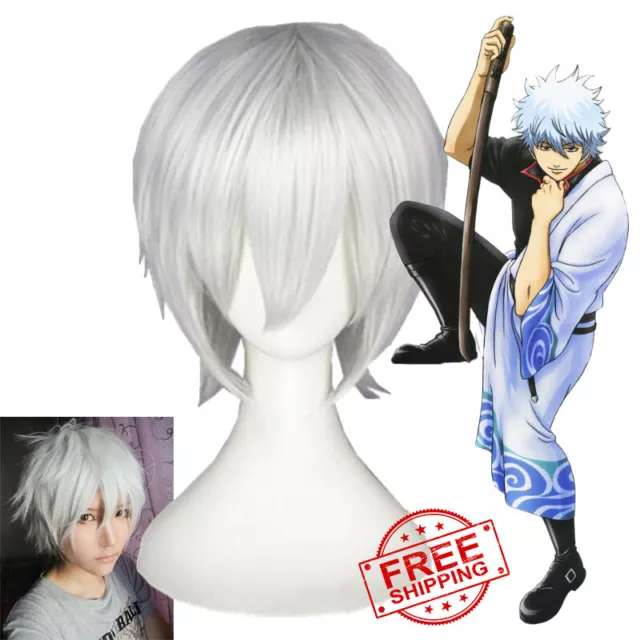 Halloween Wig Game DMC Dante Cosplay Accessory Wig Synthesis Hair Grey  Color