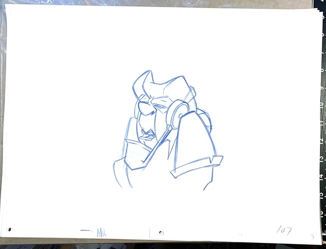 Atlantis 2001 Packard Walt Disney Production Animation Cel Drawing 107