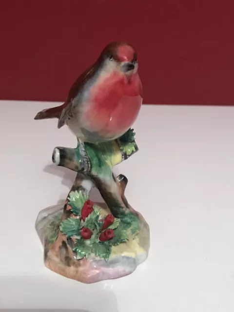 Royal Adderley Bone China England English Robin Bird Figurine Vintage