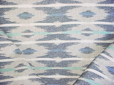 14-5/8Y Kravet Lee Jofa Blue Cyclades Ikat Drapery Upholstery Fabric