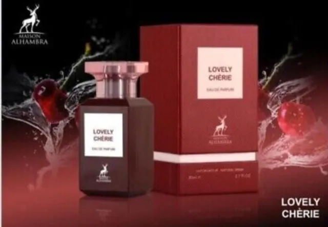 Lovely Cherie EDP Perfume de Maison Alhambra 80 ml versión súper rica de los Emiratos Árabes Unidos