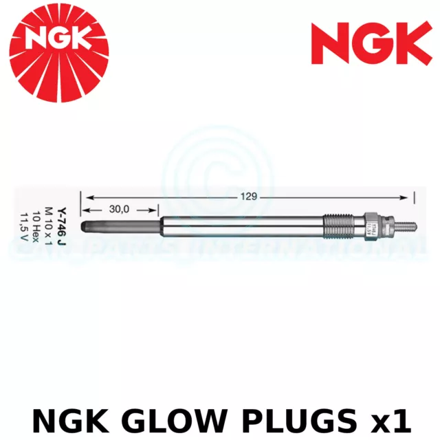 Ngk Bougie de Préchauffage - Pour Mercedes-Benz Class-A W168 Hatchback A 170 CDI