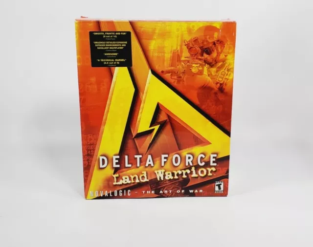 Delta Force Land Warrior PC caja grande 2000