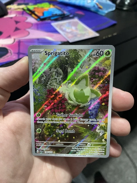 Pokémon TCG Sprigatito Scarlet & Violet - Paldea Evolved 196/193 Holo...