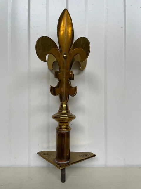 Exceptional Bronze/Brass Gothic Revival Church Altar Finial nr1