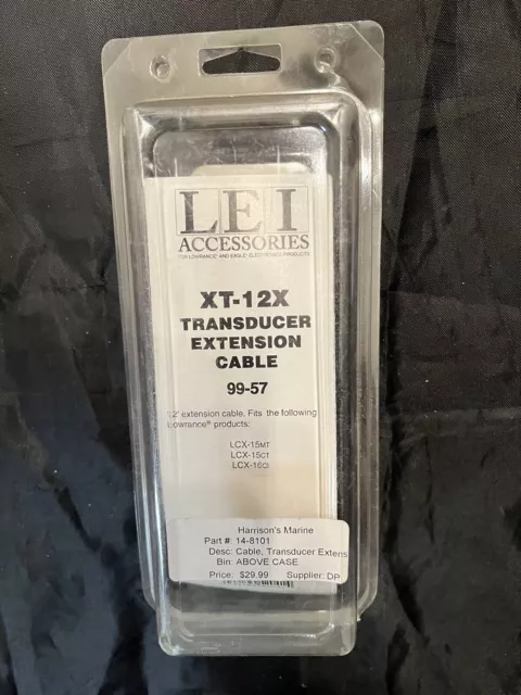 LEI Accessories XT-12X Transducer Extension Cable 99-57