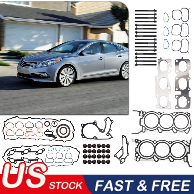 HEAD GASKET BOLT Set Fit Kia Sorento/Sedona+Hyundai Santa Fe 3.3L V6 13