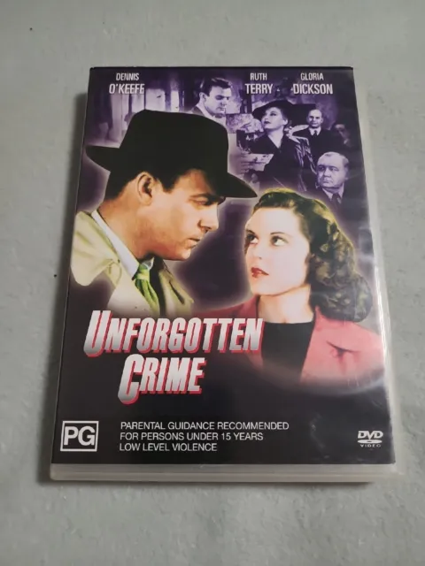 Unforgotten Crime (DVD, 1942) Dennis O'Keefe, Ruth Terry. All Regions