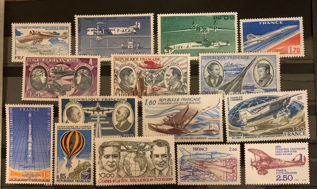 Lot De Timbres Neufs France - Poste Aérienne - Émissions De 2003 à 2006