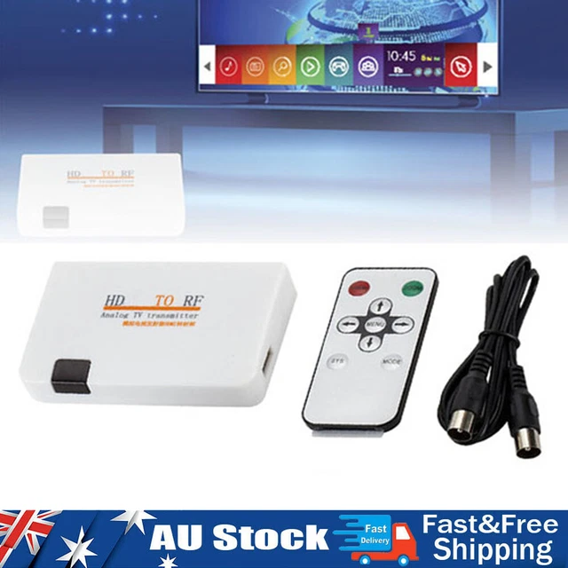 HDMI-Compatible to RF Coaxial Converter HD Digital Signal Modulator for TV