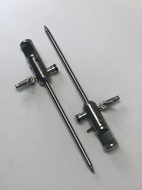 Dyonics 4537 Single Rotating Cannula + 4356 Conical Tip Trocar x2 - T1341