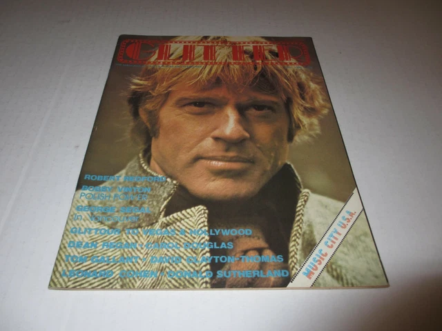 GLITTER MAGAZINE 1-4 1975 Robert Redford COHEN Rolling Stones MICK ...
