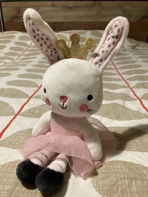 Princess Rabbit Toy SAINSBURYS HOME PRINCESS Ballerina Bunny Rabbit 10” 25Cm Plush Soft Toy ...