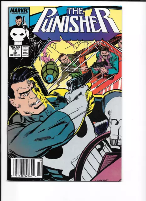 Punisher (The) Comic Book Volume 2 #3 Marvel Comics 1987 Newsstand