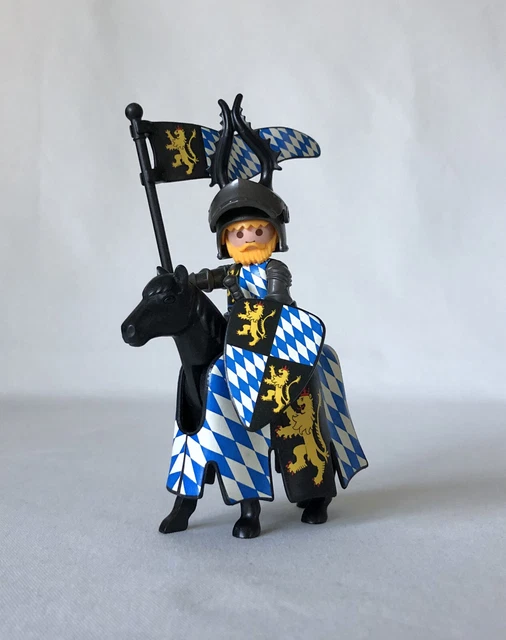 PLAYMOBIL RITTER MIT Pferd Otto I. von Wittelsbach-Herzog von Bayern