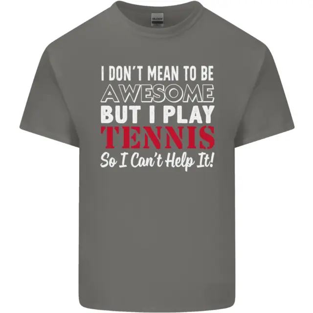 T-shirt top da uomo in cotone I Dont Mean to Be but I Play 4