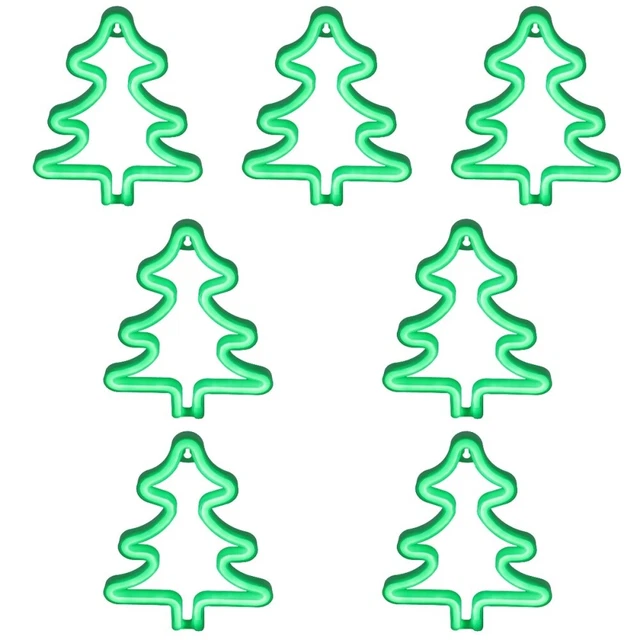 7 PCS GREEN Tree Neon Signs Lamp Modeling Light Shop Decoration £71.75