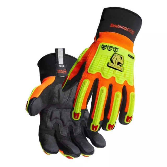 Black Stallion GX2327-OB Toolhandz MAX Anti-Vibration Mechanics Glove Medium
