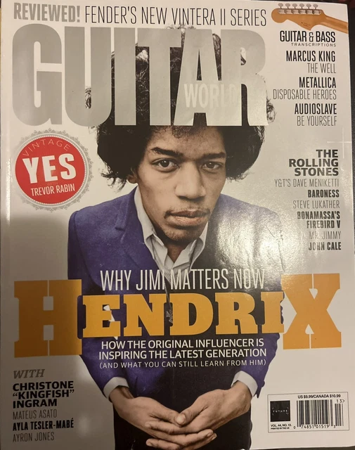 GUITAR WORLD MAGAZINE (Holiday 2023) Why Jimi Matters Now JIMI