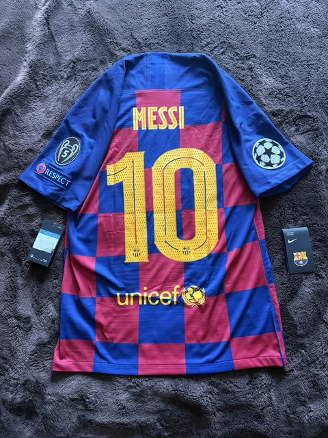 Maillot FC Barcelona 2017/2018 Messi #10, Nike, Taille L, Homme, Bleu, Très Bon état