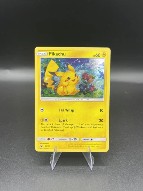 Pokemon TCG Card Pokemon TCG Pikachu SM234 Black Star Promo Holo Card   Near Mint Condition