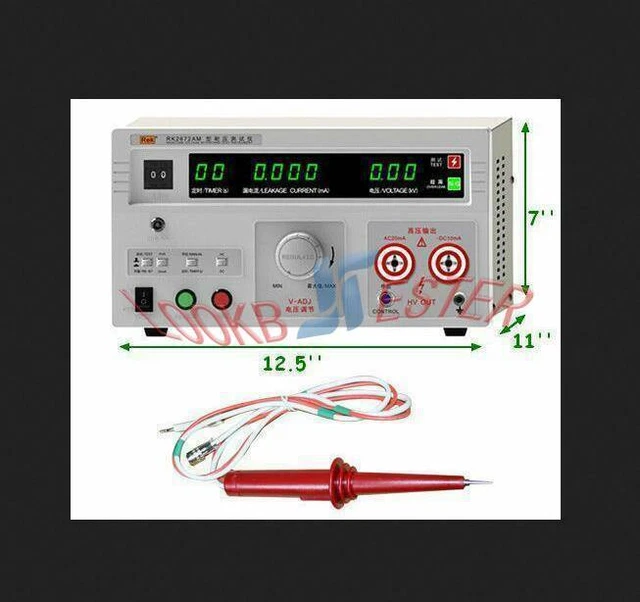 1pc 2019 RK2672AM Withstand Hi-Pot 5KV(AC/DC) 100VA Tester Withstand Voltage