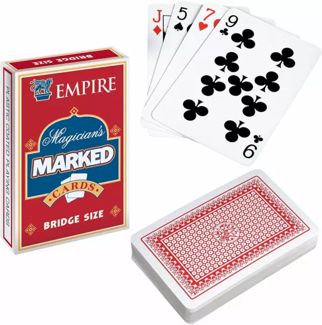 Secret Marked Playing Cards Magic Tricks Poker Fun Mens Boys Birthday Present