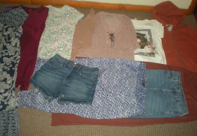 Bundle Girls Clothes age 15-16yrs Shorts Tops Dress Hoodie Jeans Superdry  Zara