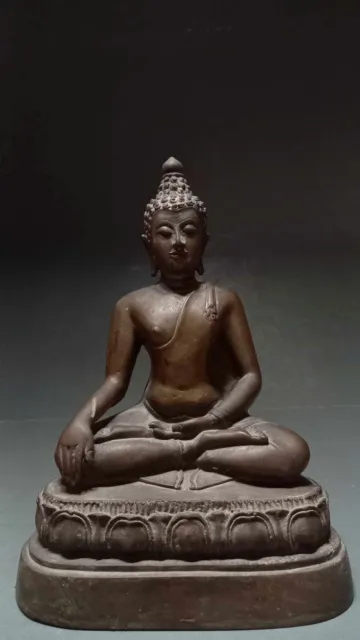 MEDITATING 'CHIENGSAEN' BUDDHA TEMPLE RELIC,  EARLY LANNA STYLE. 19/20th C