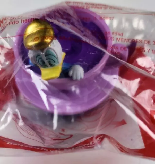 2021 MCDONALDS HAPPY Meal toy Disney Tea Cup GOLD Donald Duck 8 Sealed