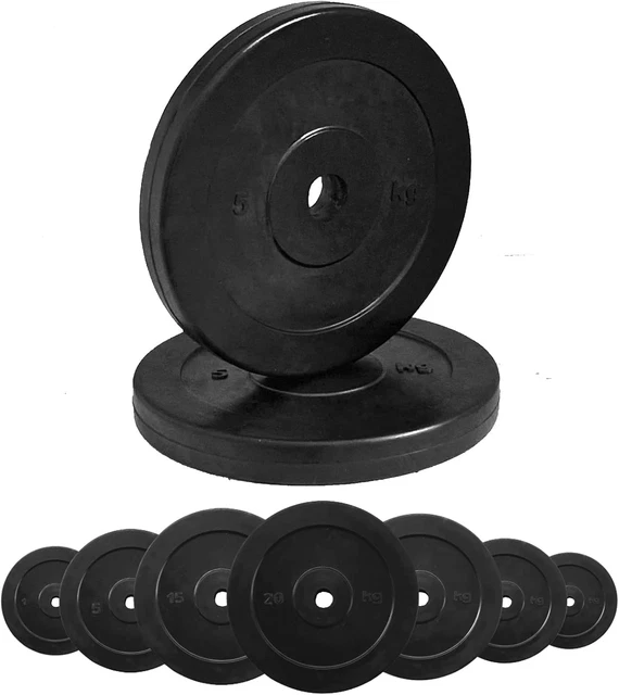 ScSPORTS® Dischi Pesi - Set Di 5kg, In Cemento E Plastica, 30/31mm - Foto 8