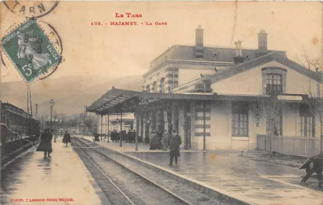 Cpa 81 Mazamet La Gare