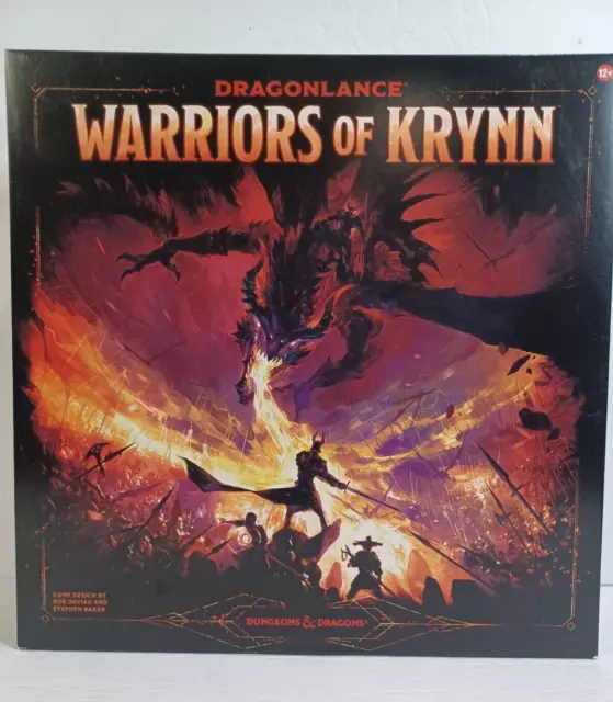 Dragonlance "Warriors Of Krynn" Board Game NEW Dungeons & Dragons D&D Sealed