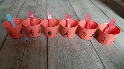 Le Lombard 1971 LOMBARD Hergé &Tintin-Série  de pots a glace Variante Rose 