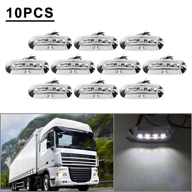 Luci Camion 4 Luci LED Laterali Per Camion E Rimorchi Indicatori Luci Camion 4 Luci LED Laterali Per Camion E Rimorchi Indicatori