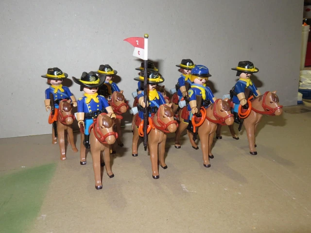 Playmobil 6274 pas cher, 3 soldats nordistes