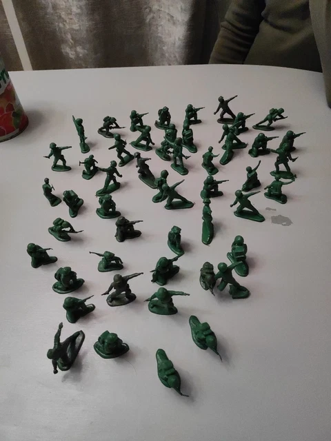 Uposao 188 Pezzi Soldatini Giocattolo In Plastica Verde - Esercito Militare Con Auto E Accessori Per Bambini - 3