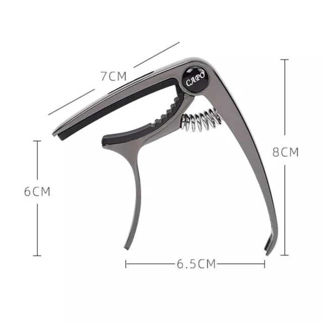 Guitar Capo Aluminum Alloy Guitar Tuner Clamp Professional Key Trigger Capo 3