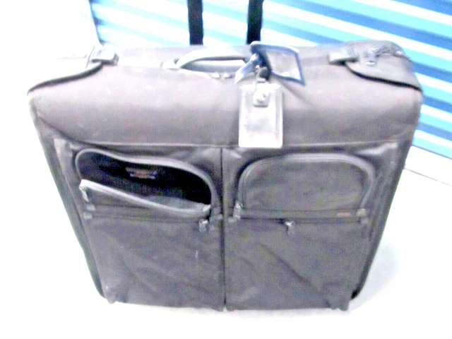 Tumi Alpha Nylon 2 Wheeled Large Rolling Garment Luggage Bag 22032Dh Black 2