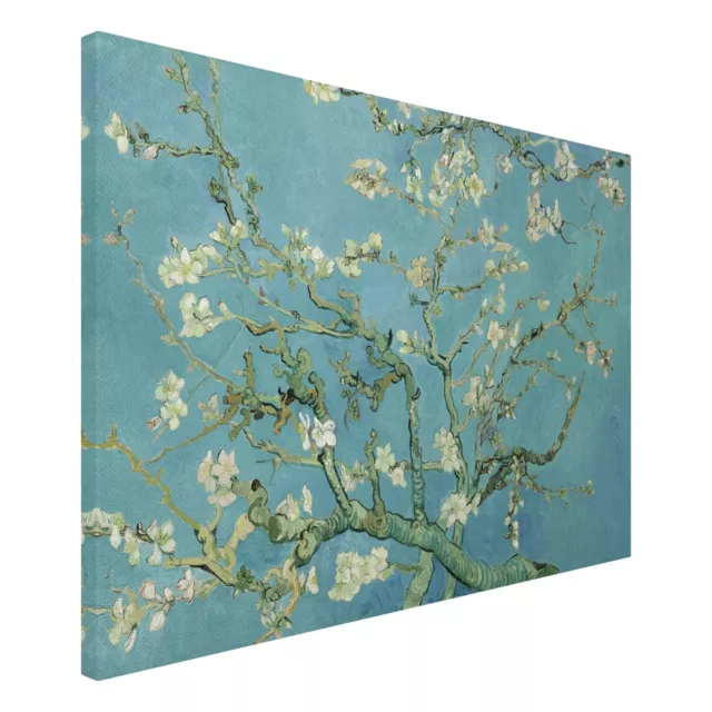 Leinwandbild Wandbild Bild Canvas Kunst Gemälde Vincent Van Gogh Mandelblüte