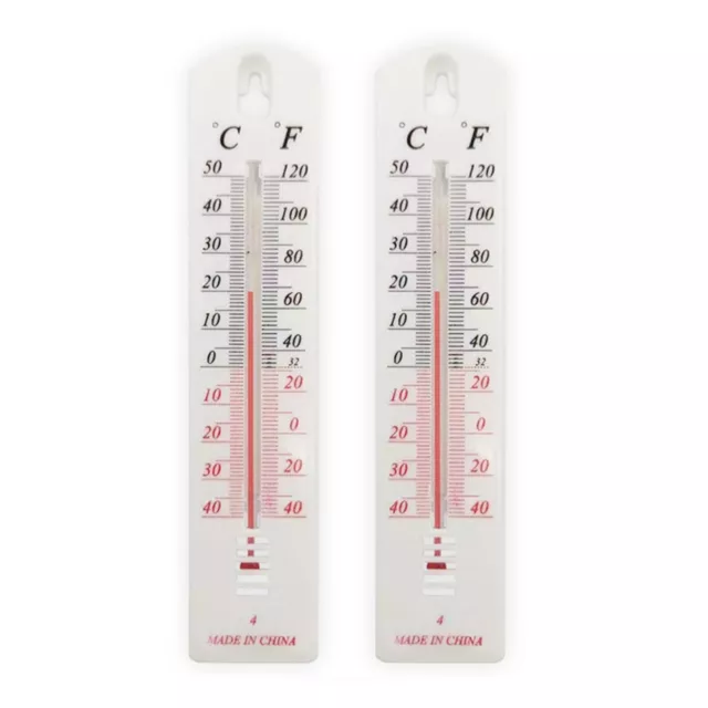 Termometro da parete giardino casa ufficio display temperatura interno esterno