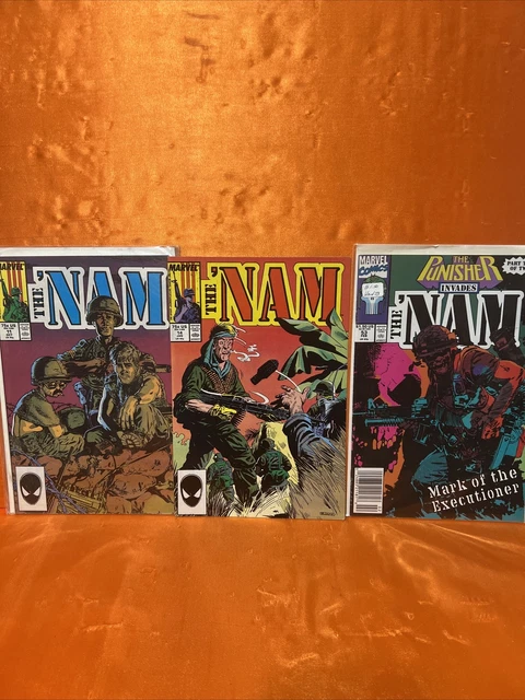 THE ’NAM # 11, 14 And 53 Lot Marvel 1987 Michael Golden - Vietnam War Nam