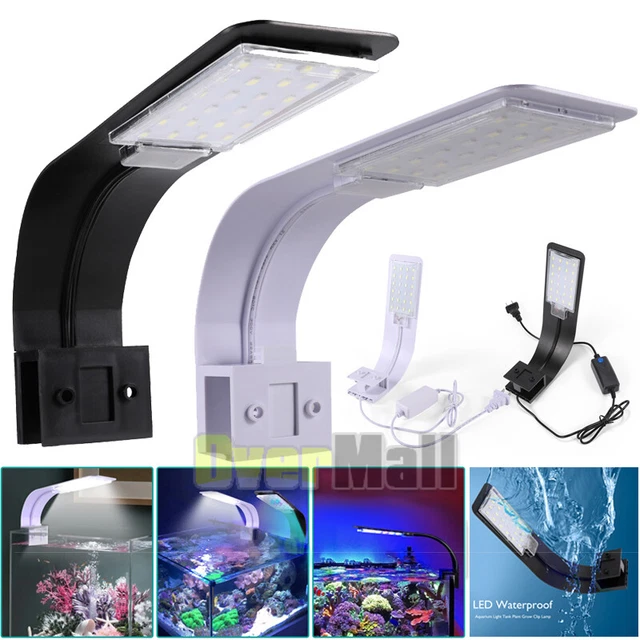 10W Super Slim Aquarium Fish Tank 5730 LED Light IP67 Aquatic Plant Clip-on Lamp