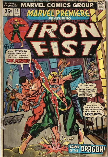 Marvel Premiere featuring Iron Fist #16 (1974) 2nd Appearance & Origin MVS
